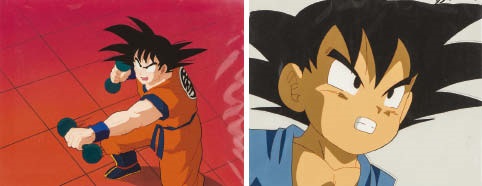 セル画「ドラゴンボールZ」より2点セット Animation cel from